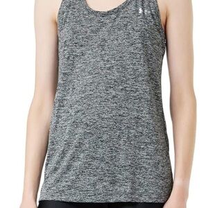 Under Armour Women's Gray Tech Twist Tank Top, size L, EUC